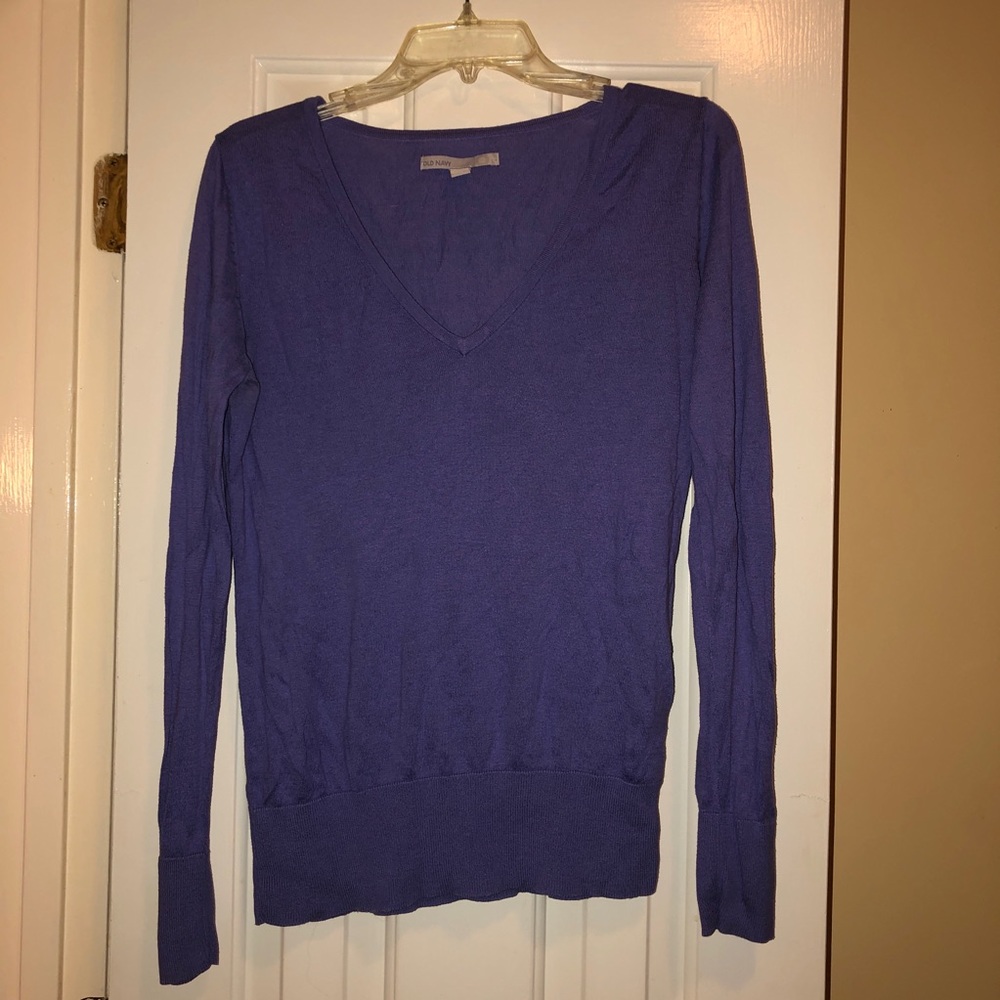 Knit Top with Button Details on Sleeves